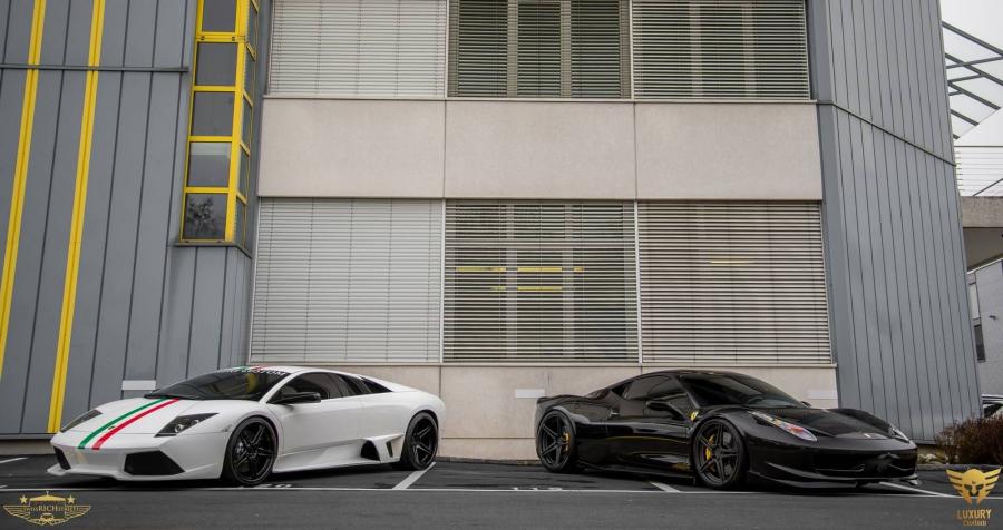  Ferrari 458 Italia Murdered Out by Luxury Customs 2014 года  (фото 16 из 23)